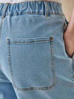 Femme Daxon Jean 5 poches large et court