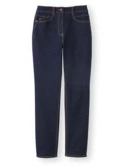 Femme Daxon Jean droit taille haute stretch