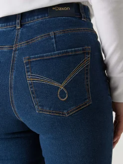 Femme Daxon Jean droit taille haute stretch