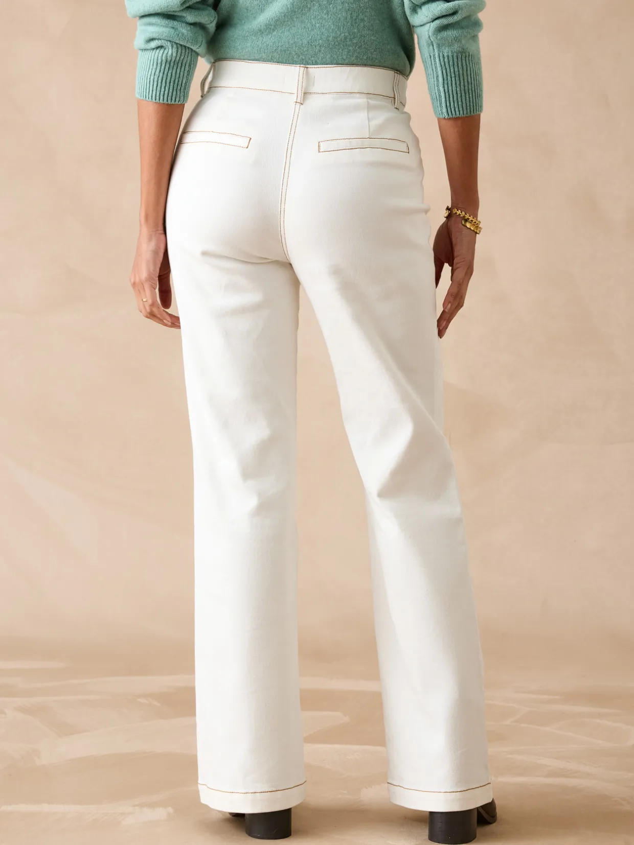 Femme Daxon Jean élastiqué bas évasé stature +1.60m