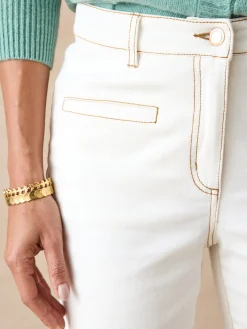 Femme Daxon Jean élastiqué bas évasé stature +1.60m