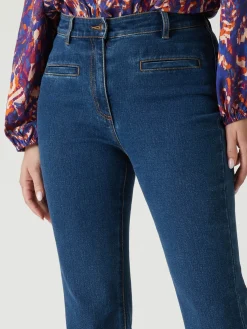 Femme Daxon Jean élastiqué bas évasé stature -1.60 m