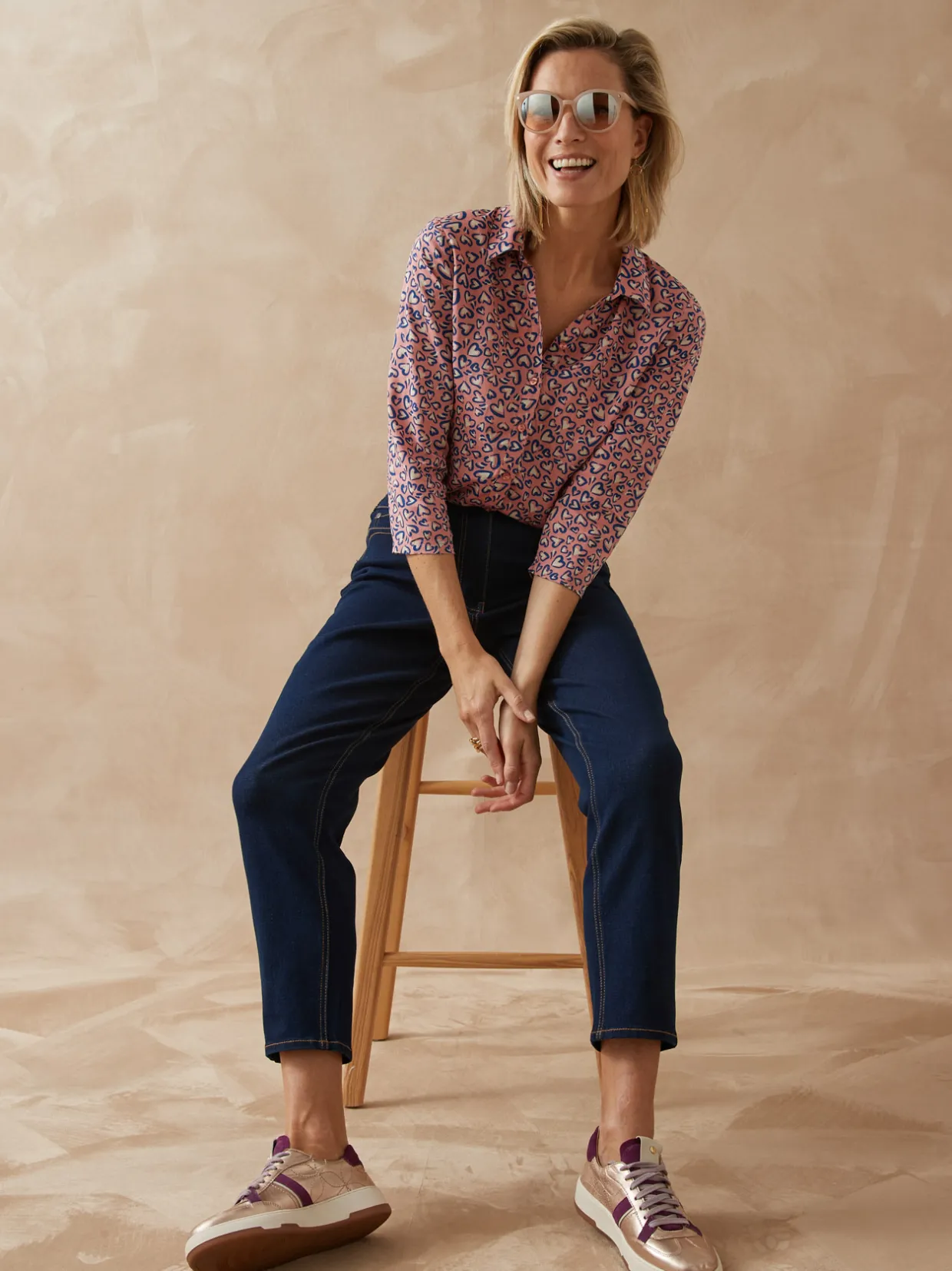 Femme Daxon Jean 7/8ème coupe Mom