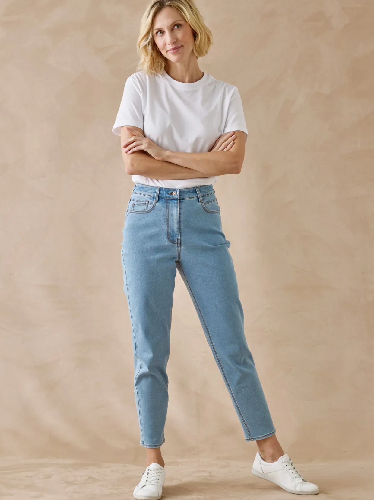 Femme Daxon Jean 7/8ème coupe Mom