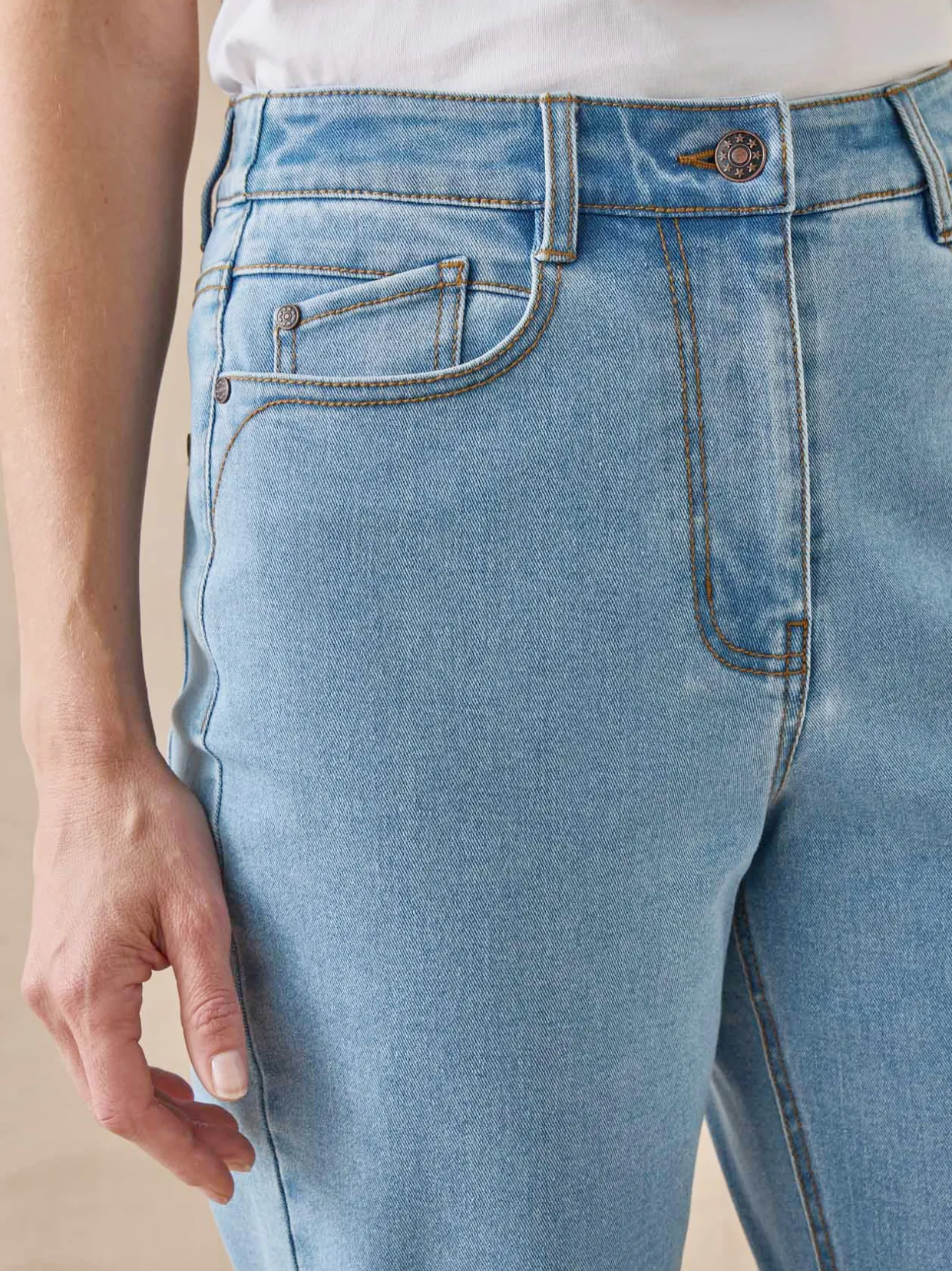 Femme Daxon Jean 7/8ème coupe Mom
