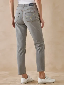 Femme Daxon Jean 7/8ème taille haute