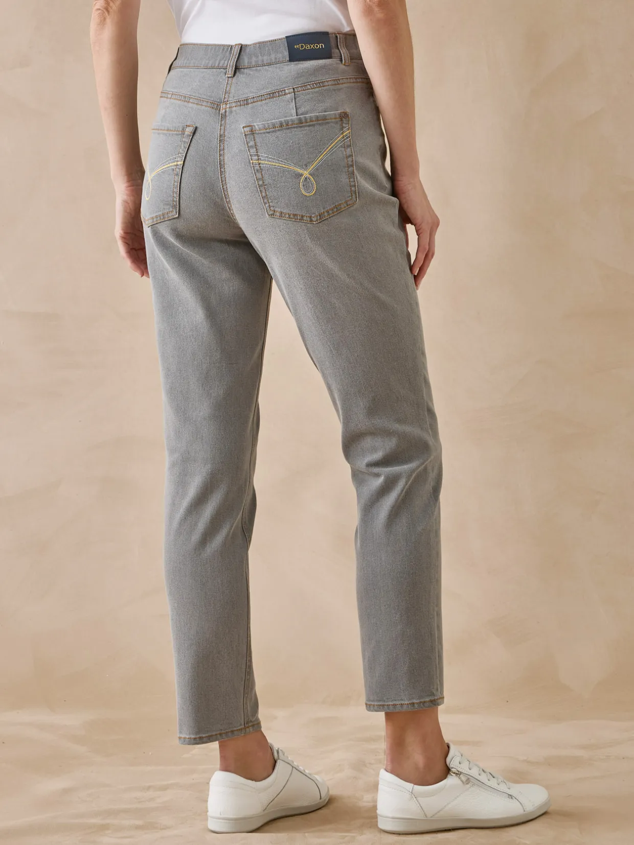 Femme Daxon Jean 7/8ème taille haute