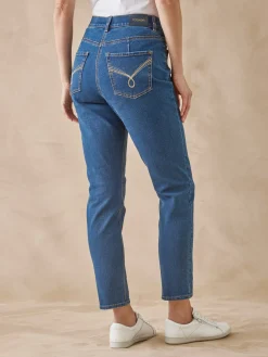 Femme Daxon Jean 7/8ème taille haute
