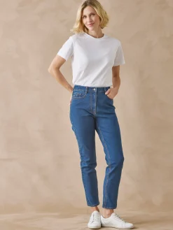 Femme Daxon Jean 7/8ème taille haute