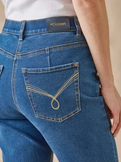 Femme Daxon Jean 7/8ème taille haute