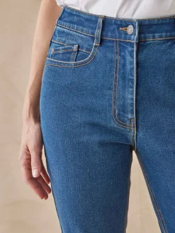 Femme Daxon Jean 7/8ème taille haute
