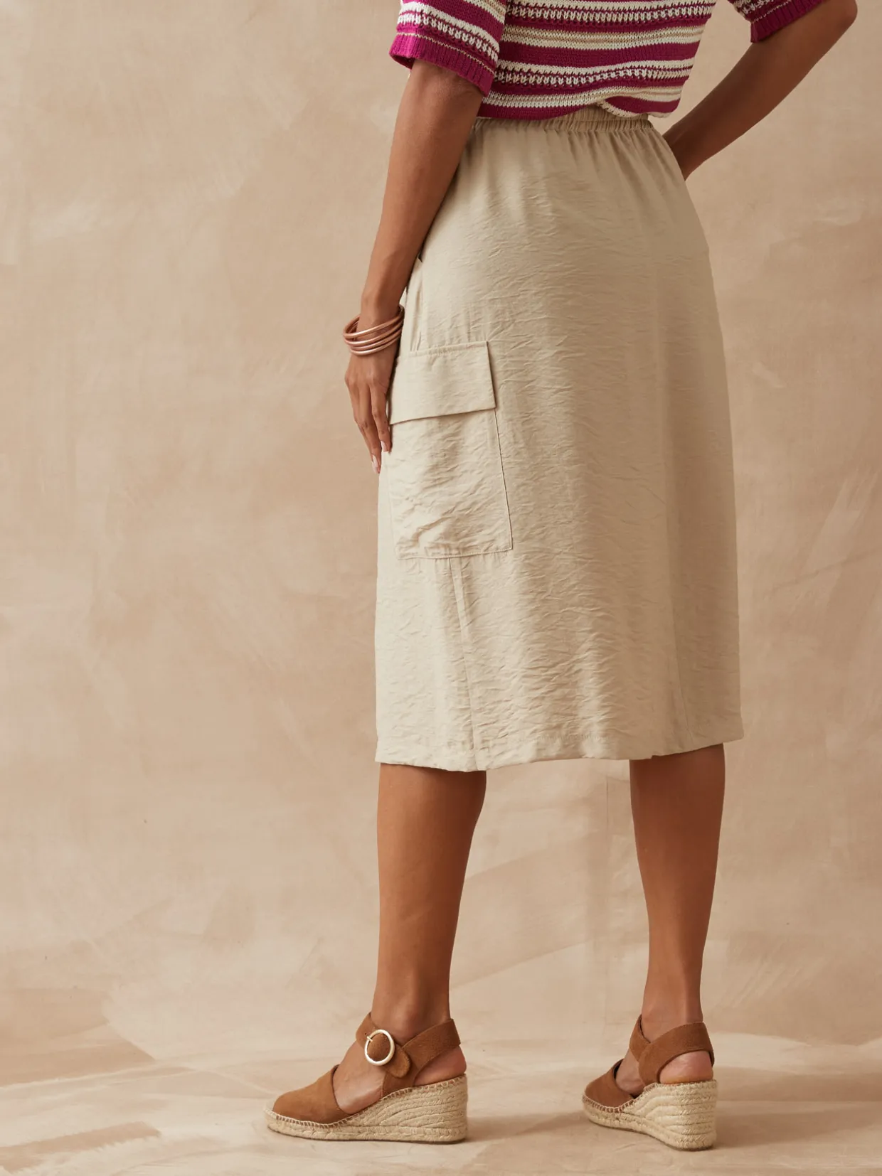 Femme Daxon Jupe cargo élastiquée