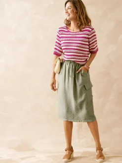 Femme Daxon Jupe cargo élastiquée
