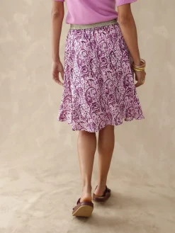 Femme Daxon Jupe courte entièrement élastiquée