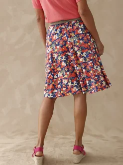 Femme Daxon Jupe courte entièrement élastiquée