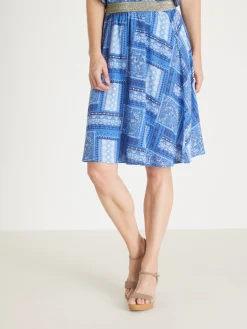 Femme Daxon Jupe courte entièrement élastiquée