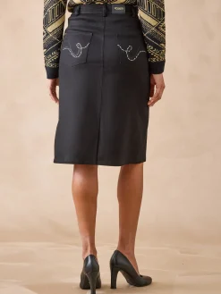 Femme Daxon Jupe droite 5 poches