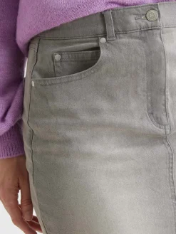 Femme Daxon Jupe droite en denim extensible