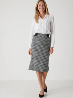 Femme Daxon Jupe droite élastiquée