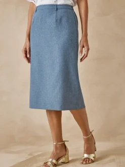 Femme Daxon Jupe droite vous mesurez - d'1,60m