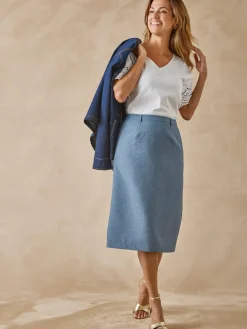 Femme Daxon Jupe droite vous mesurez - d'1,60m