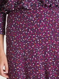 Femme Daxon Jupe en maille, entièrement élastiquée