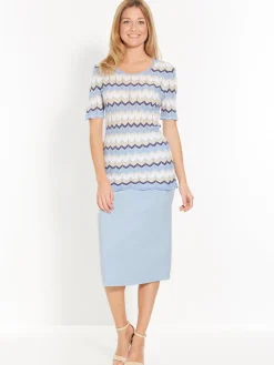 Femme Daxon Jupe en maille vous mesurez + d'1,60m