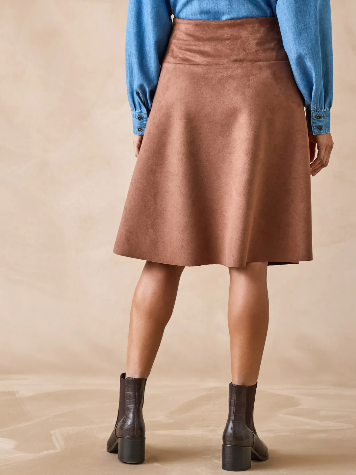 Femme Daxon Jupe en suédine