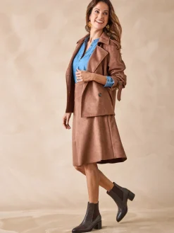 Femme Daxon Jupe en suédine