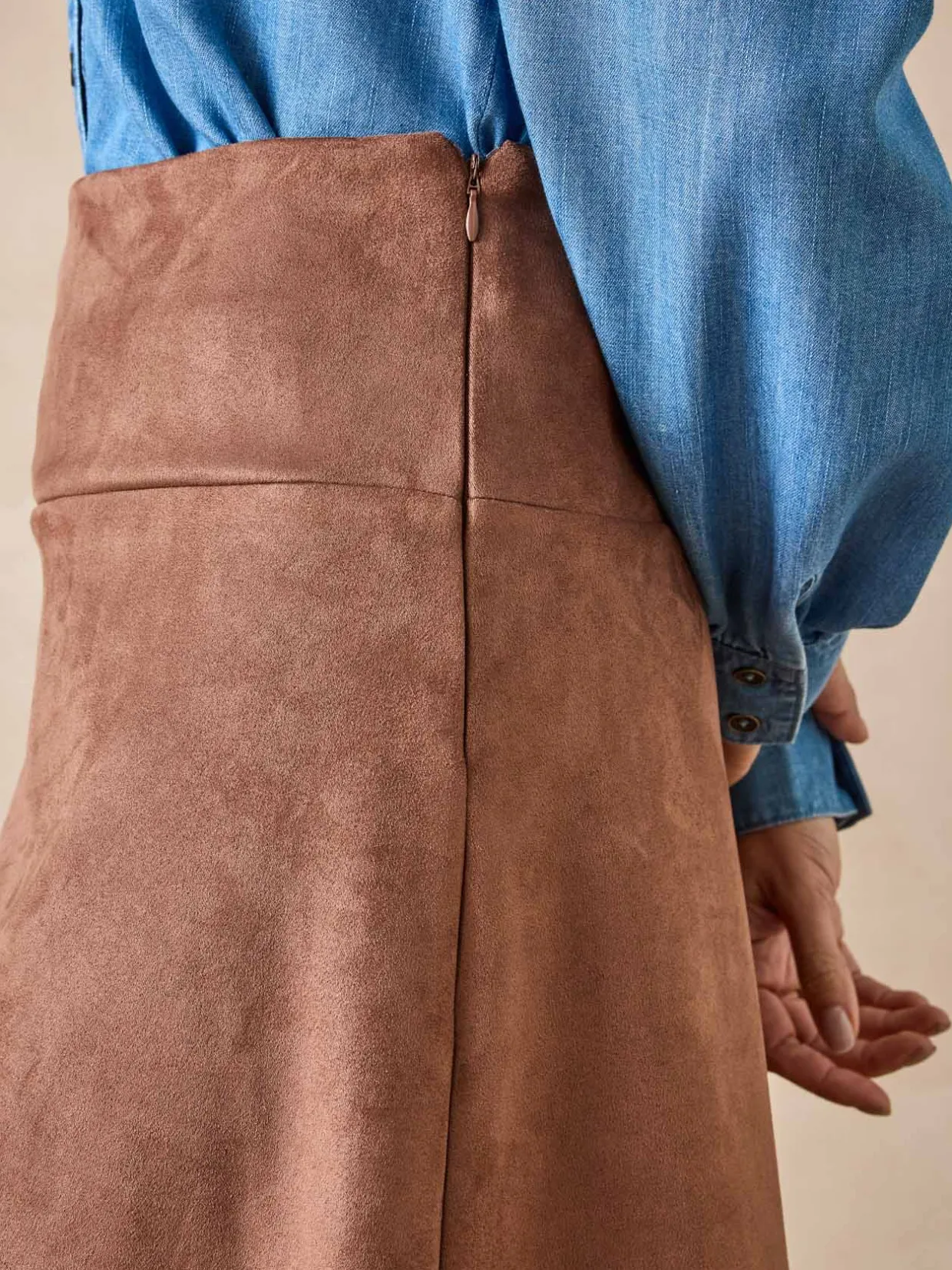 Femme Daxon Jupe en suédine