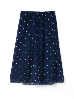 Femme Daxon Jupe forme évasée élastiquée