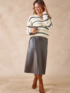 Femme Daxon Jupe imitation cuir