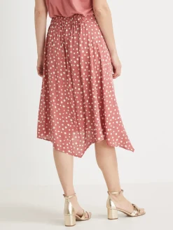 Femme Daxon Jupe élastiquée asymétrique