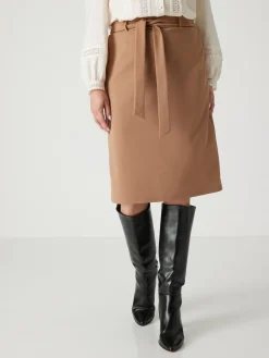 Femme Daxon Jupe élastiquée en maille