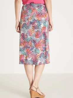 Femme Daxon Jupe élastiquée en maille