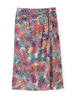 Femme Daxon Jupe élastiquée en maille