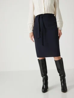 Femme Daxon Jupe élastiquée en maille