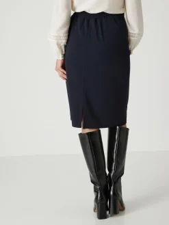 Femme Daxon Jupe élastiquée en maille