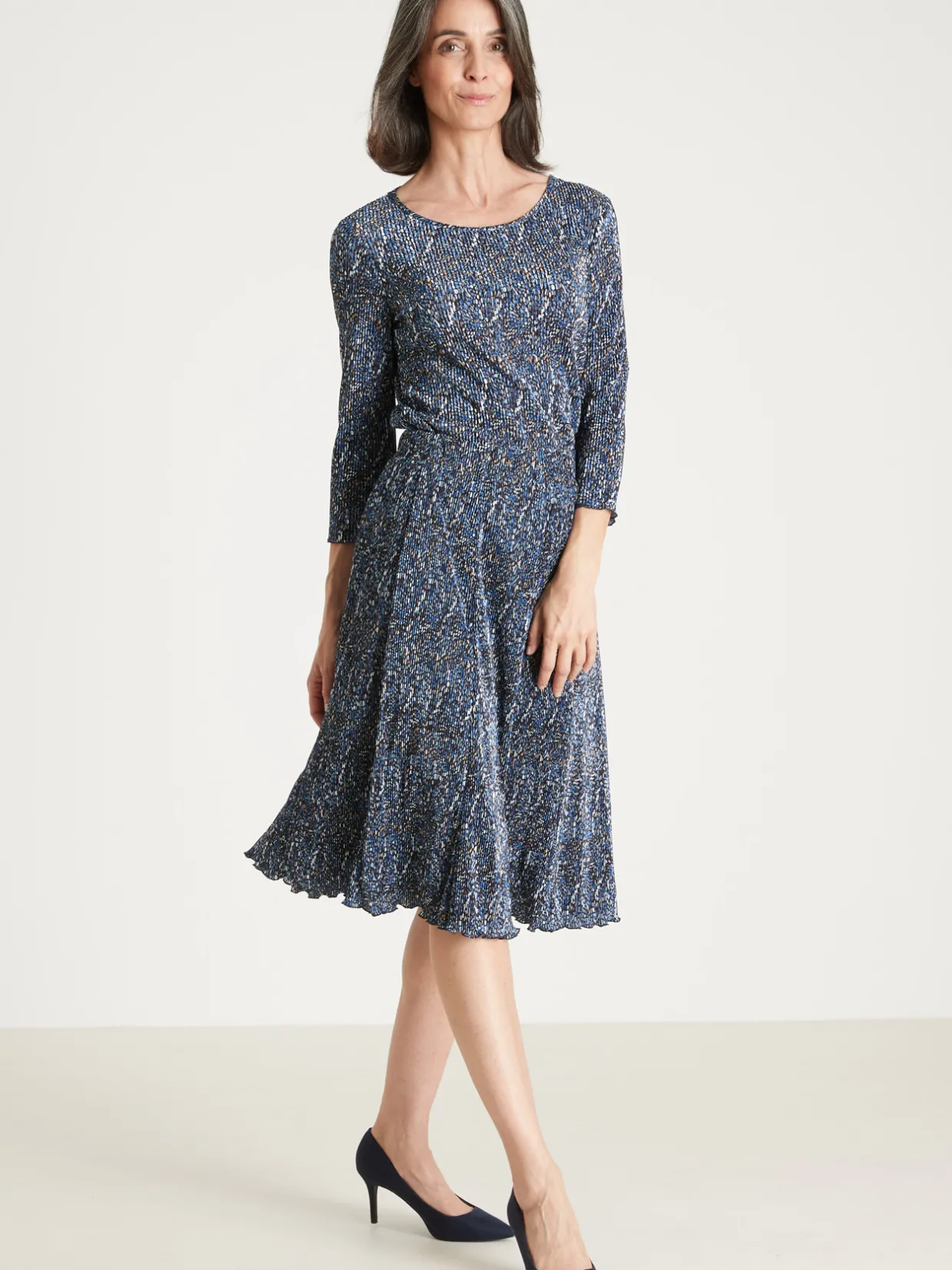 Femme Daxon Jupe élastiquée plissé permanent