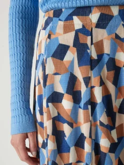 Femme Daxon Jupe élastiquée plissé permanent