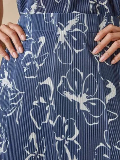 Femme Daxon Jupe élastiquée plissé permanent