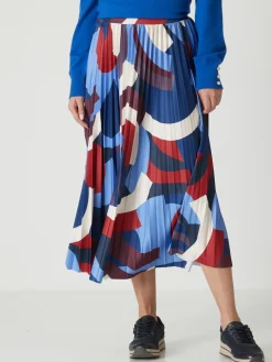 Femme Daxon Jupe élastiquée plissé soleil