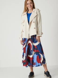 Femme Daxon Jupe élastiquée plissé soleil