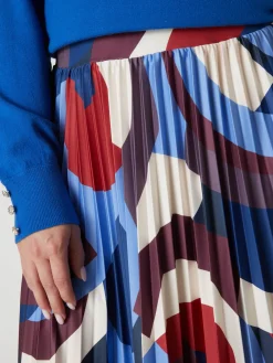 Femme Daxon Jupe élastiquée plissé soleil