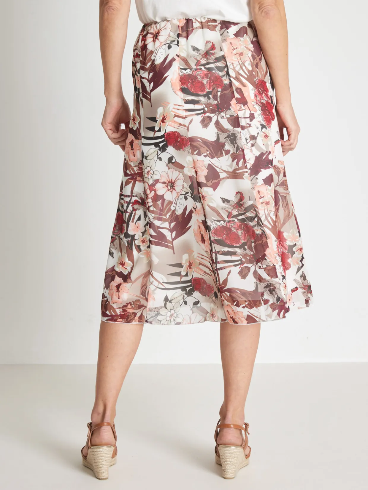 Femme Daxon Jupe élastiquée évasée