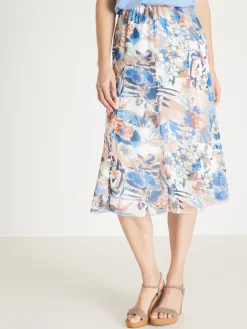 Femme Daxon Jupe élastiquée évasée