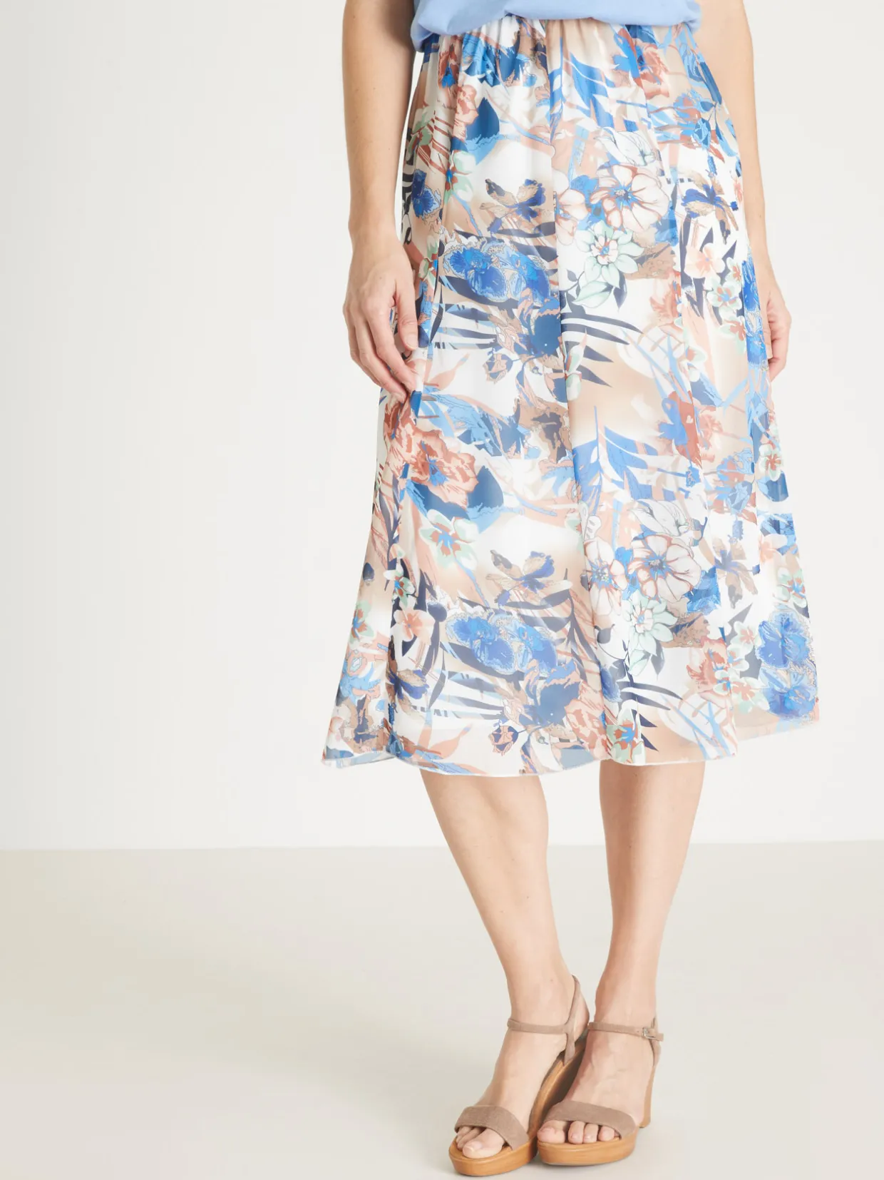 Femme Daxon Jupe élastiquée évasée