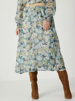 Femme Daxon Jupe longue en voile