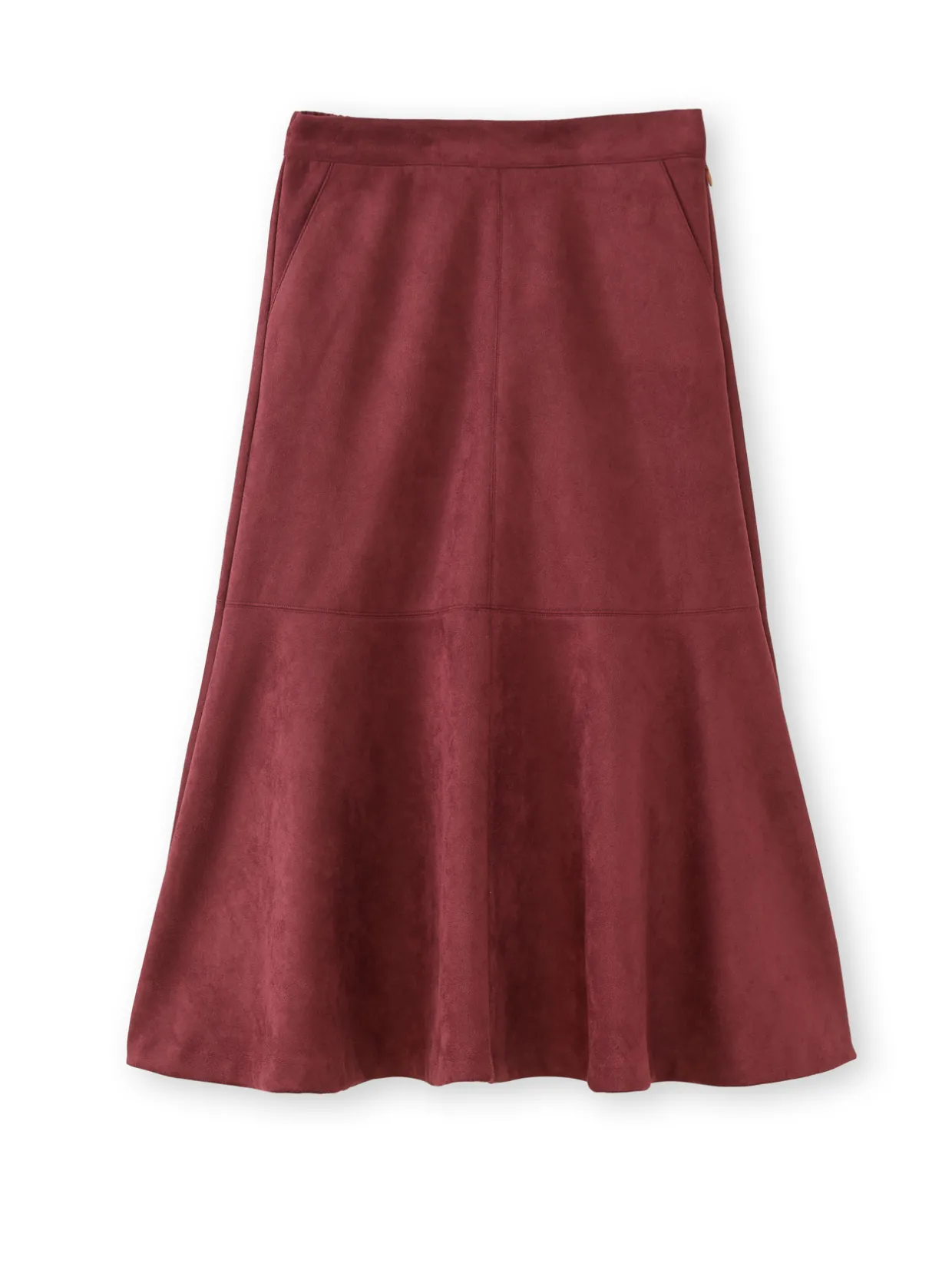 Femme Daxon Jupe suédine élastiquée dos