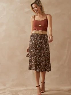 Femme Daxon Jupe toute boutonnée